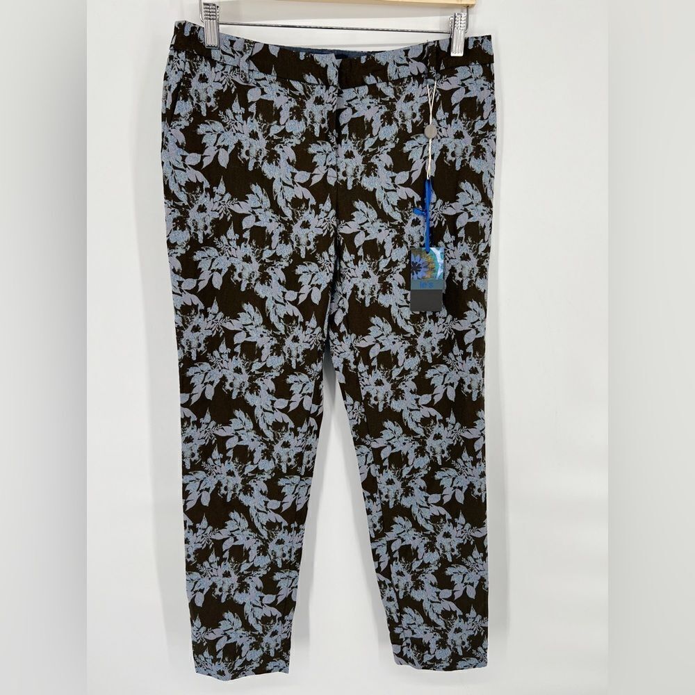NWT le’s‎ Floral Metallic Trousers Giglio IT 44 (USM/8) - Picture 9 of 9